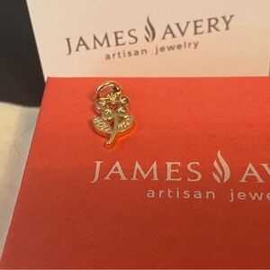 James Avery 14k Gold You And Me blossom Charm New